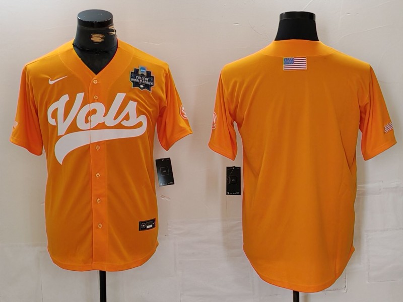 Men NCAA Blank Orange Joint Name 2024 Nike Limited Jersey style 2->more ncaa teams->NCAA Jersey